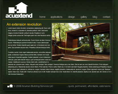 Acuextend webdesign