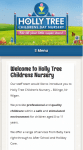 Holly Tree Nursery Website Design