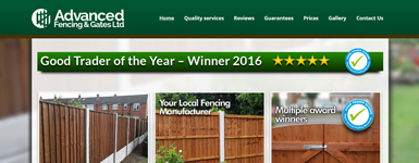 Advanced Fencing Website Design