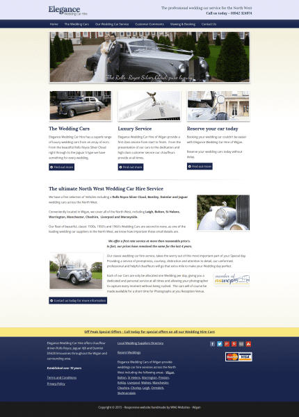 Elegance wedding cars wigan 1