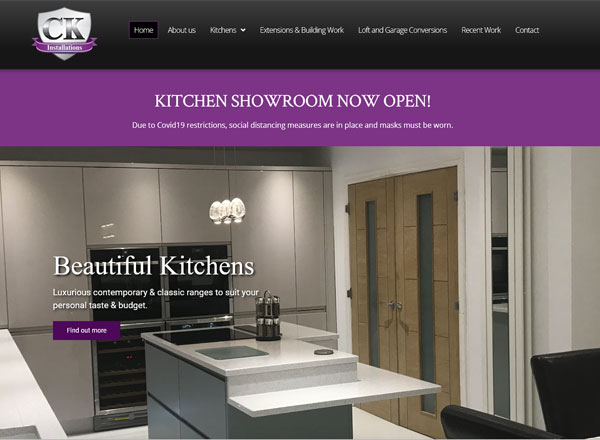 CK Installations Website