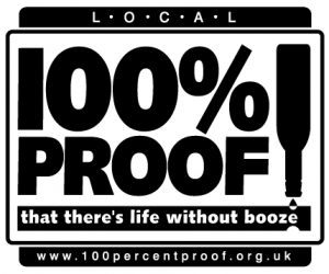 100% proof logo design