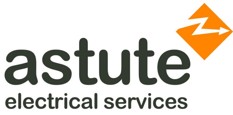 astute electrical services logo design