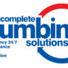 complete plumbing solutions logo design